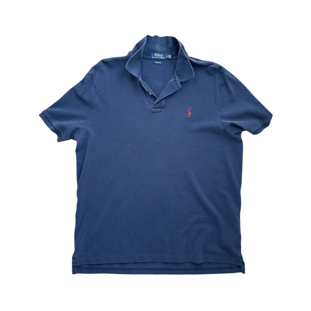 Polo by Ralph Lauren Men's Navy Polo Shirt Size L